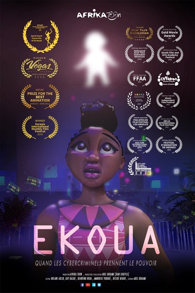 Ce laurier vient porter ainsi porter à quatre, le nombre de distinctions amassés uniquement par le long-métrage « Ekoua ».